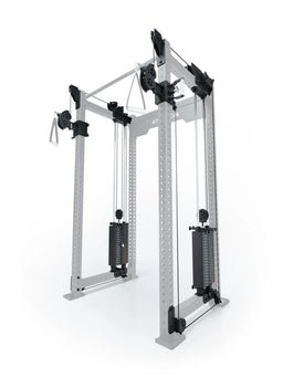 R8 Bradley - Functional Trainer with two 190 lb Weight Stacks, Pulleys, Handles