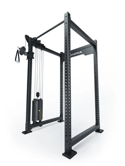 R8 Bradley Left - Cable Pulley Attachment with 190 lb Weight Stack, 43-inch Crossbar
