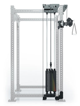 R8 Bradley Left - cable pulley attachment with 190 lb weight stack, for isolation exercises on the cable pulley