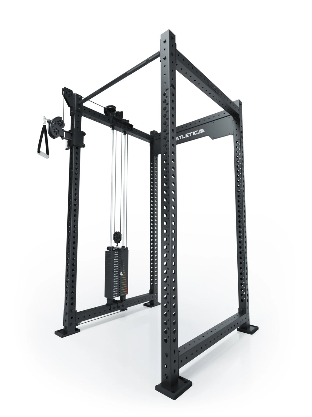 R8 Bradley Left - Cable pulley attachment 190 lb for Power Rack