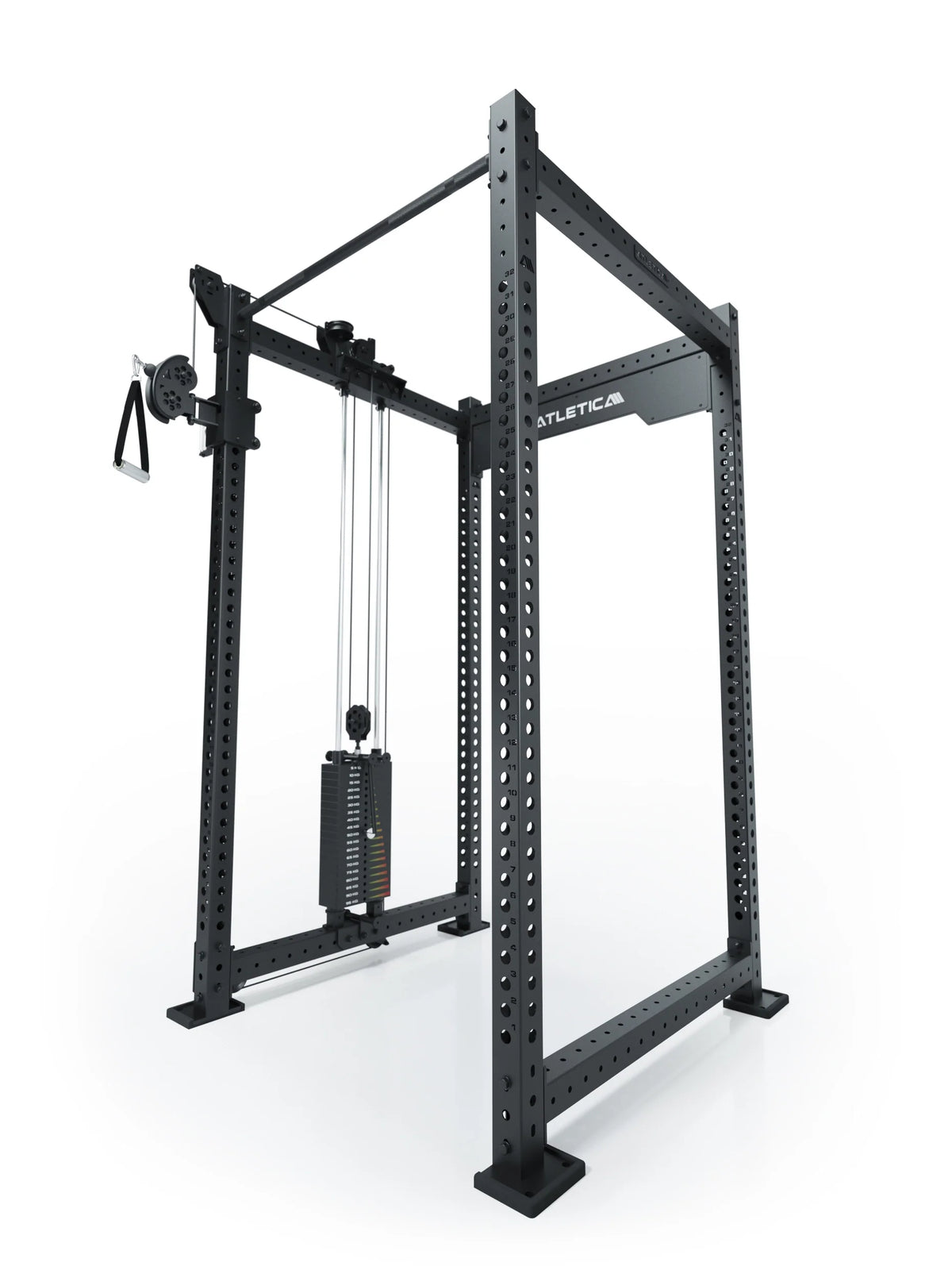 R8 Bradley Left - Cable pulley attachment 210 lb for Power Rack