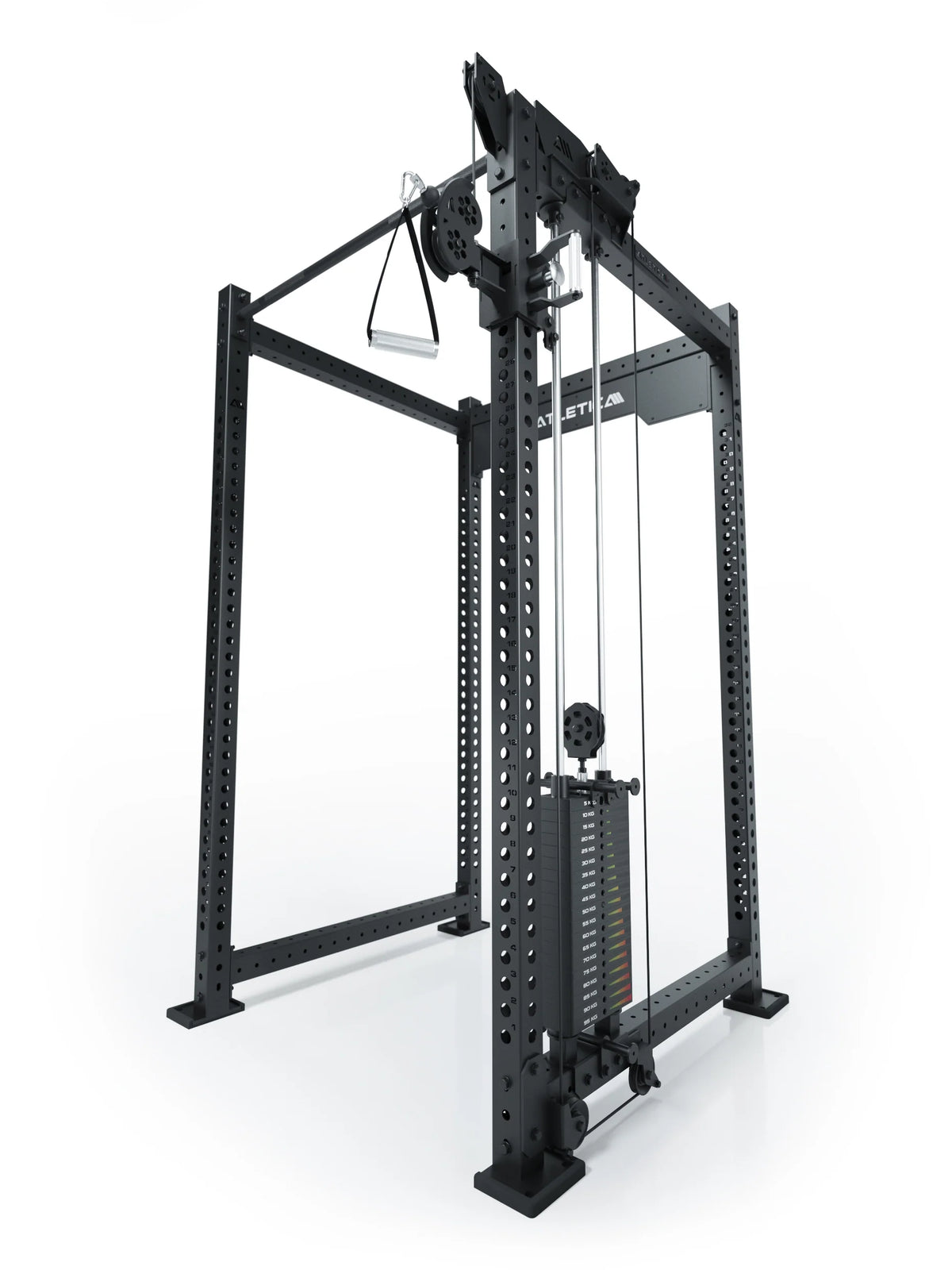 R8 Bradley - functional trainer with weight stack, cable pull, handle, metal frame