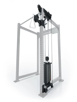R8 Bradley - cable pulley attachment with weight stack on the right, pulleys, handle