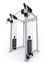 Atletica R8 Bradley Functional Trainer with two 190 lb weight stacks, pulleys, handles
