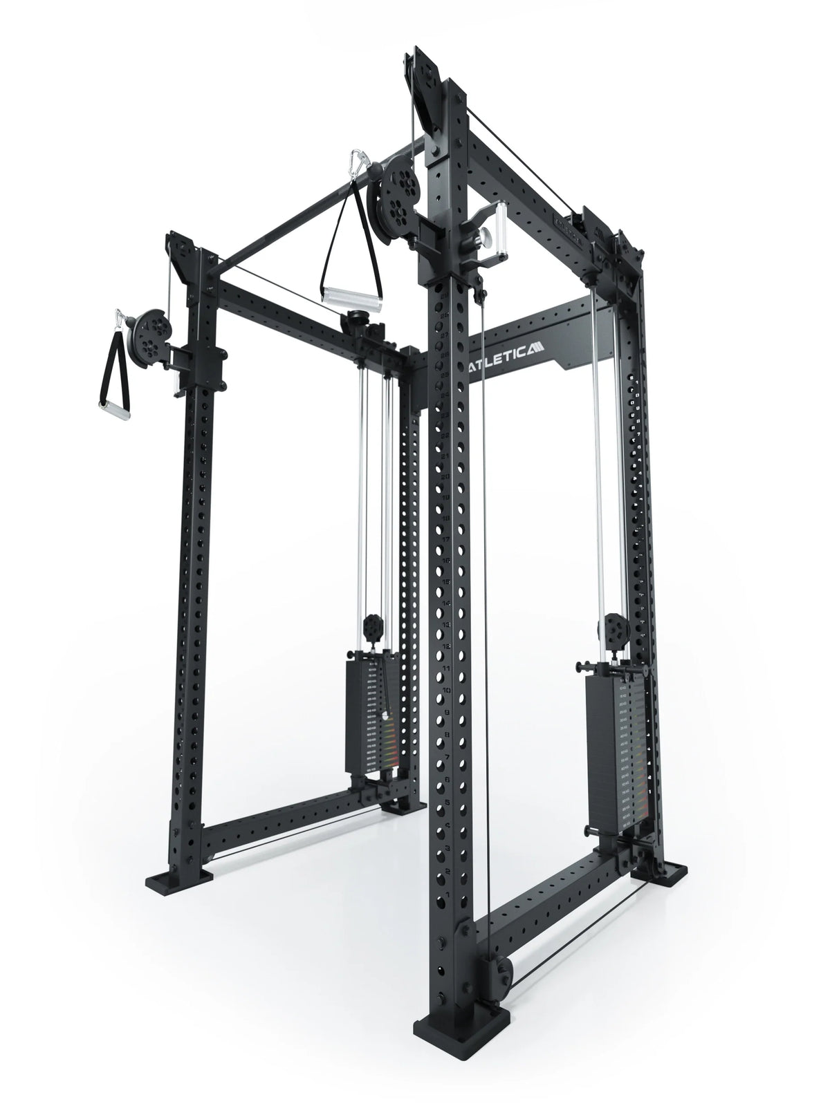 R8 Bradley Dual cable pulley attachment for 43" crossbar with two 210 lb weight stacks