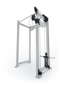 R8 Bradley Plate Loaded Cable Pulley Attachment, right, 30.5" depth, with weight plate holders, position 2