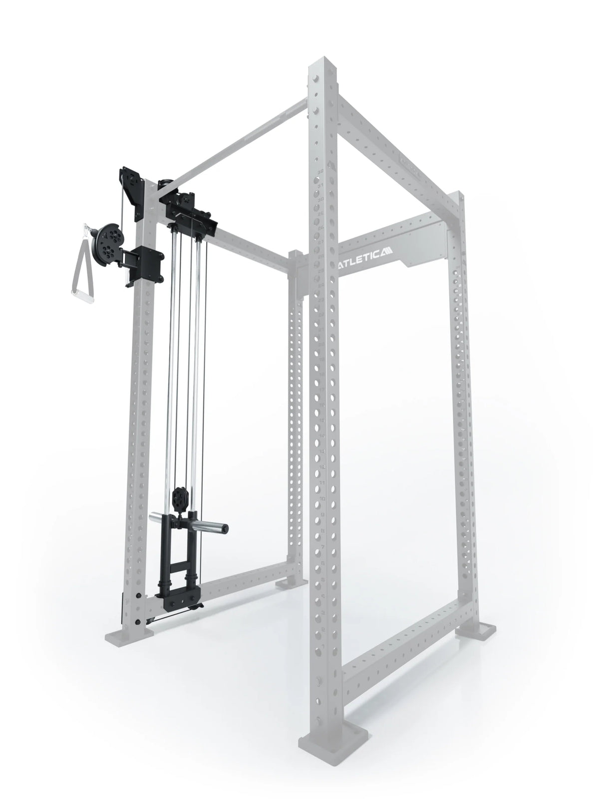 Atletica R8 Bradley plate loaded cable attachment, left, 43-inch crossbar, position 1