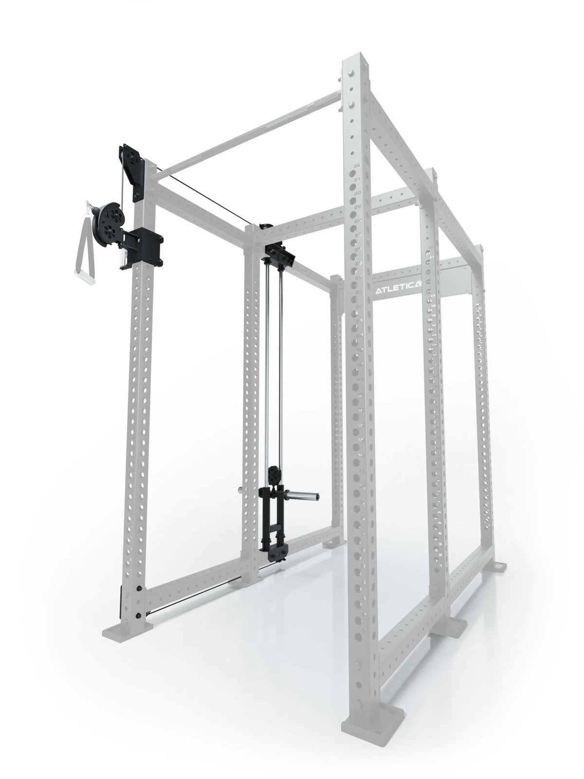 Atletica R8 Bradley plate loaded cable attachment, left, 30.5-inch crossbar, position 4