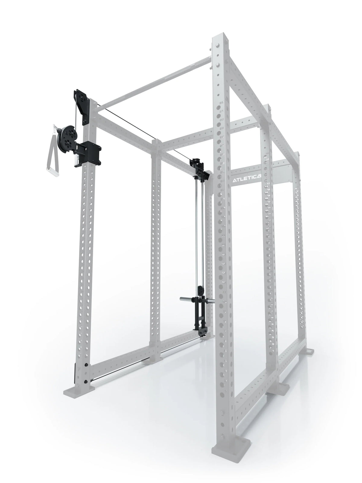 Atletica R8 Bradley plate loaded cable attachment, left, 30.5-inch crossbar, position 6