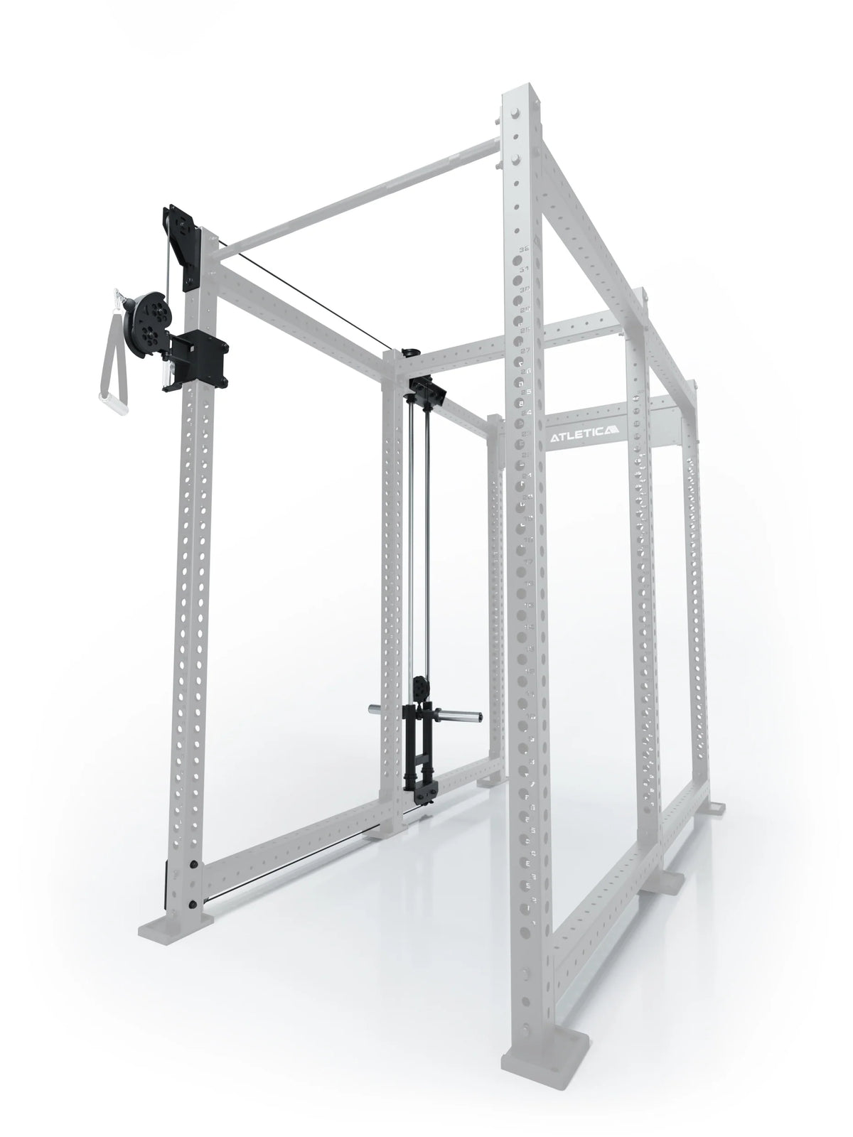 Atletica R8 Bradley plate loaded cable attachment, left, 43-inch crossbar, position 4
