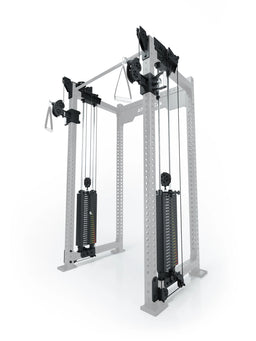 R8 Bradley 500 lb weight stack at the front of the Power Rack - upgrade cable pulley attachment 30.5" Crossbar