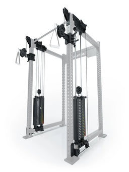 R8 Bradley 500 lb weight stack at the front - upgrade cable attachment 43" Crossbar