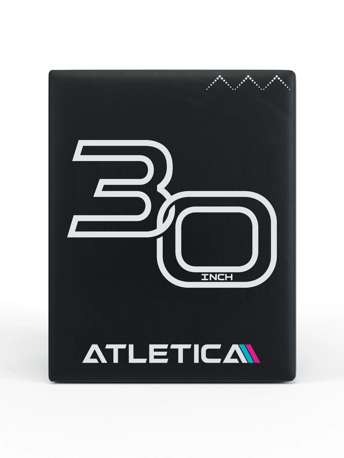 Plyobox jump box SoftStep 30" with colorful height stripes and black soft cover