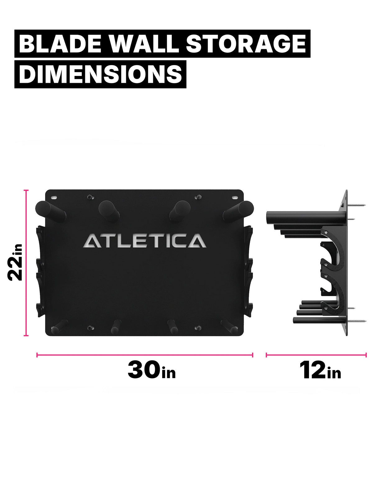 Blade Wall Mount for Wall Mounting in the Gym