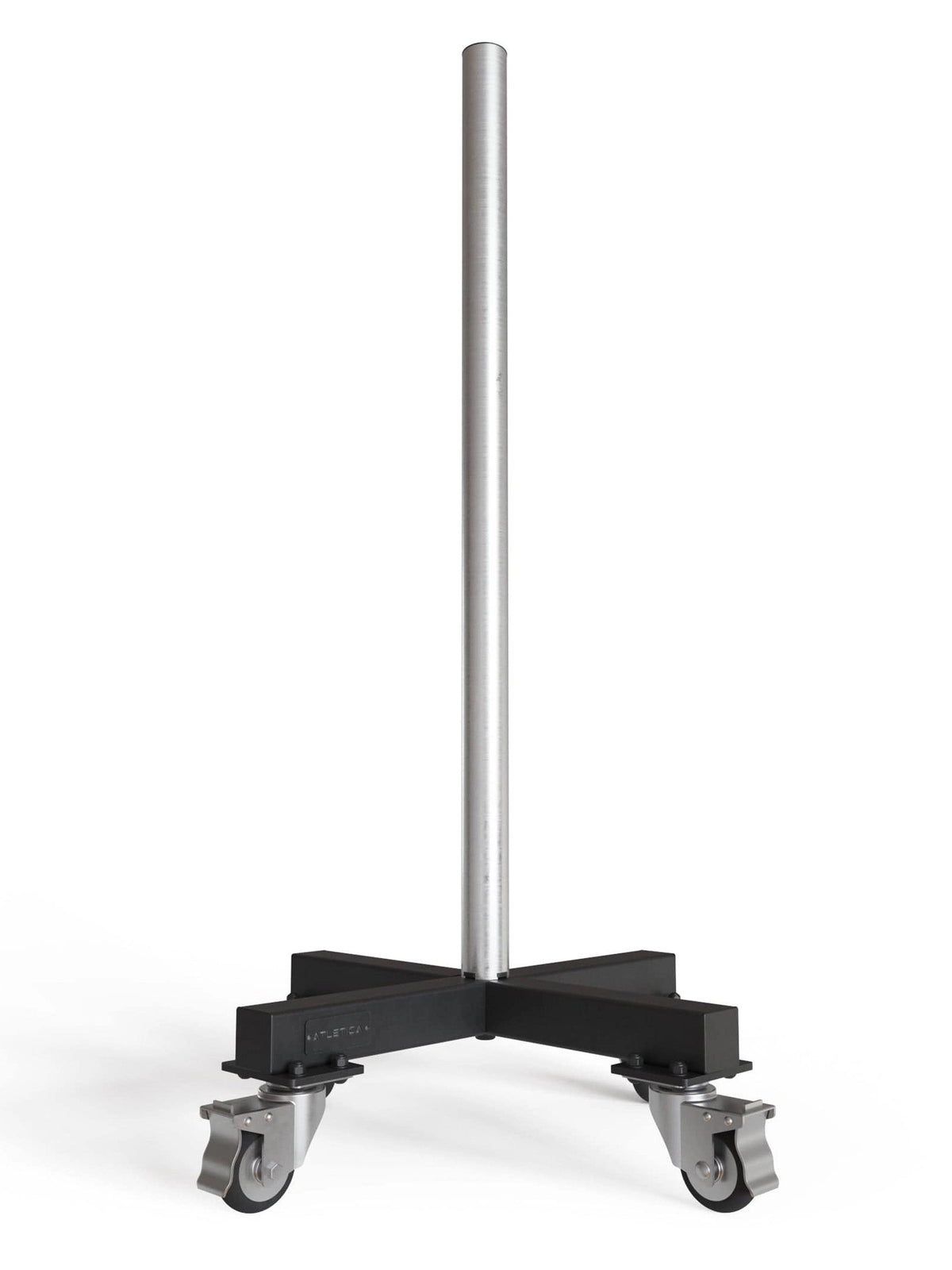 Speer Storage Empty with Chrome-Plated Mount and Casters on Cross Base
