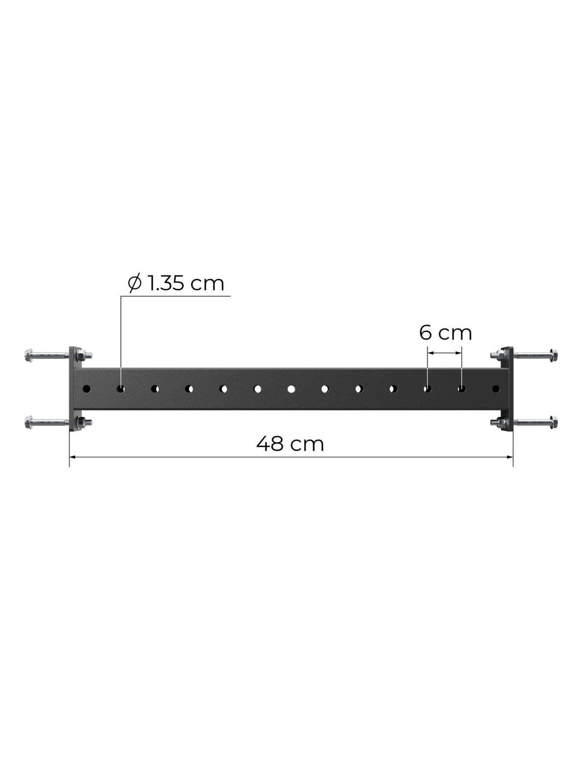 R8 Crossbar 30.5" – in pairs for symmetrical setup
