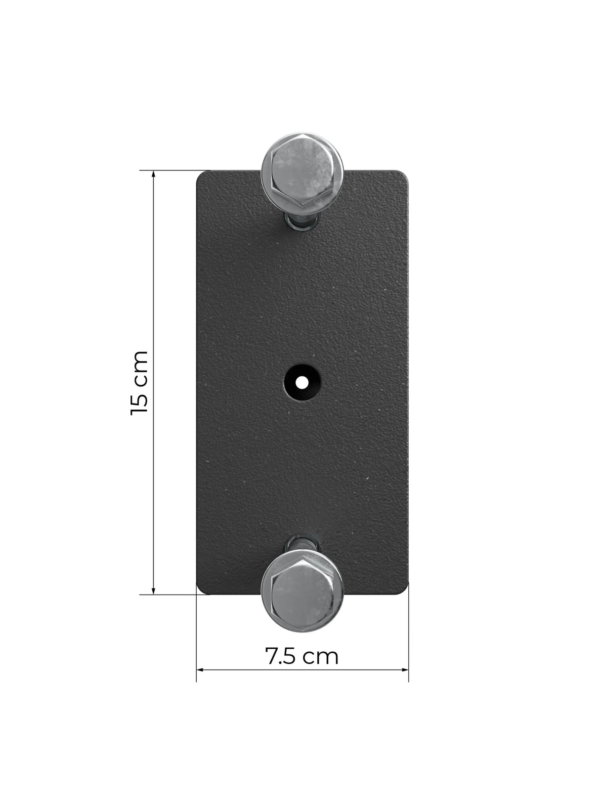 R8 Crossbars 30.5" – detail view of dimensions
