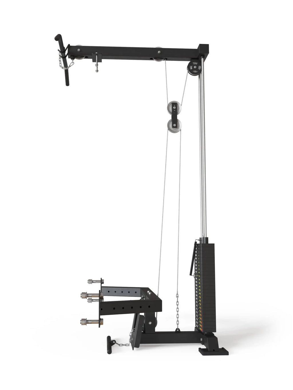 R8 Lat Pulldown with Low Row 250 lb Weight Stack – for Heavy Strength Training and Muscle Building