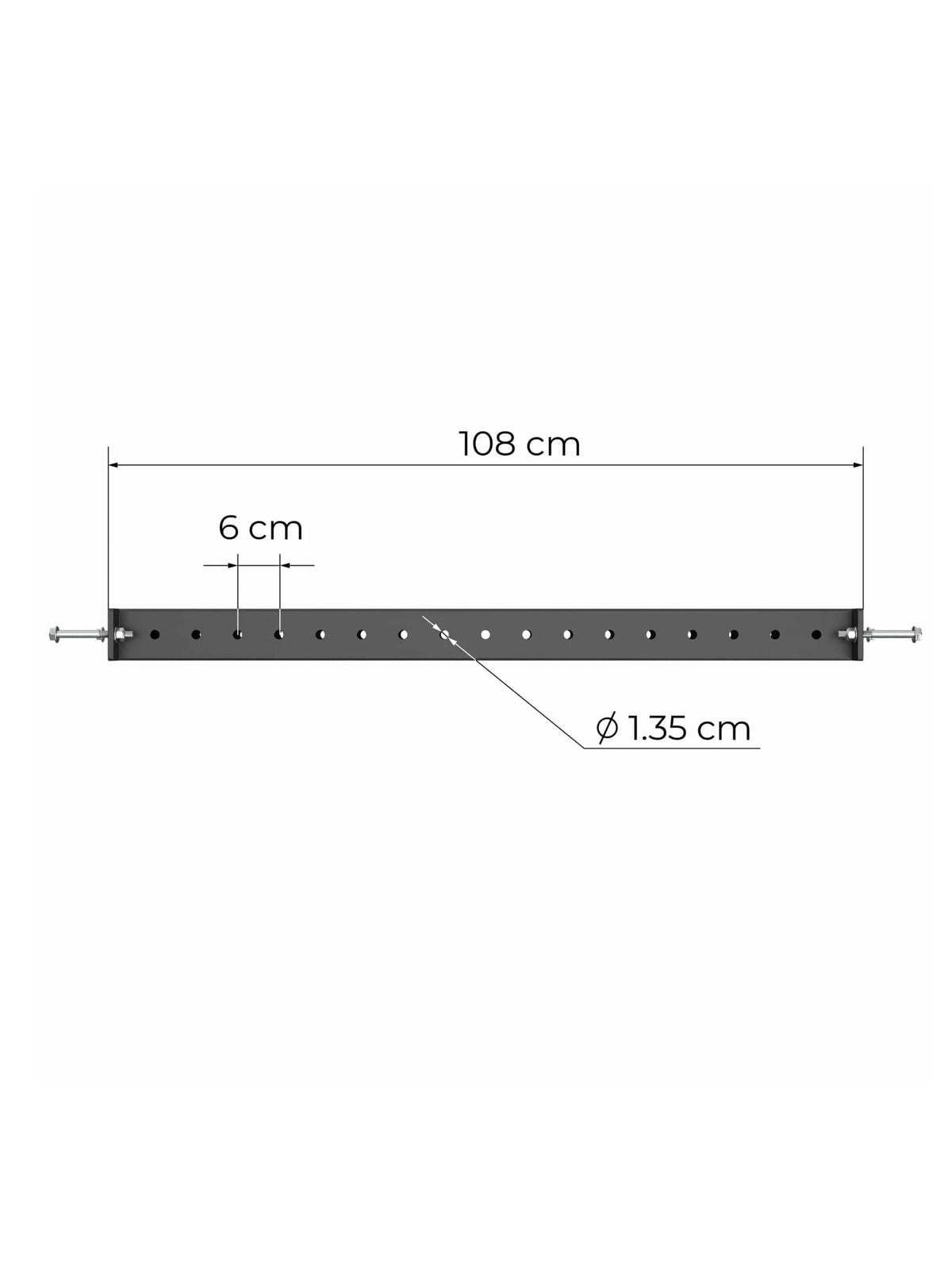 R8 Crossbar – Tool-Free Assembly, Easy Attachment to the Upright