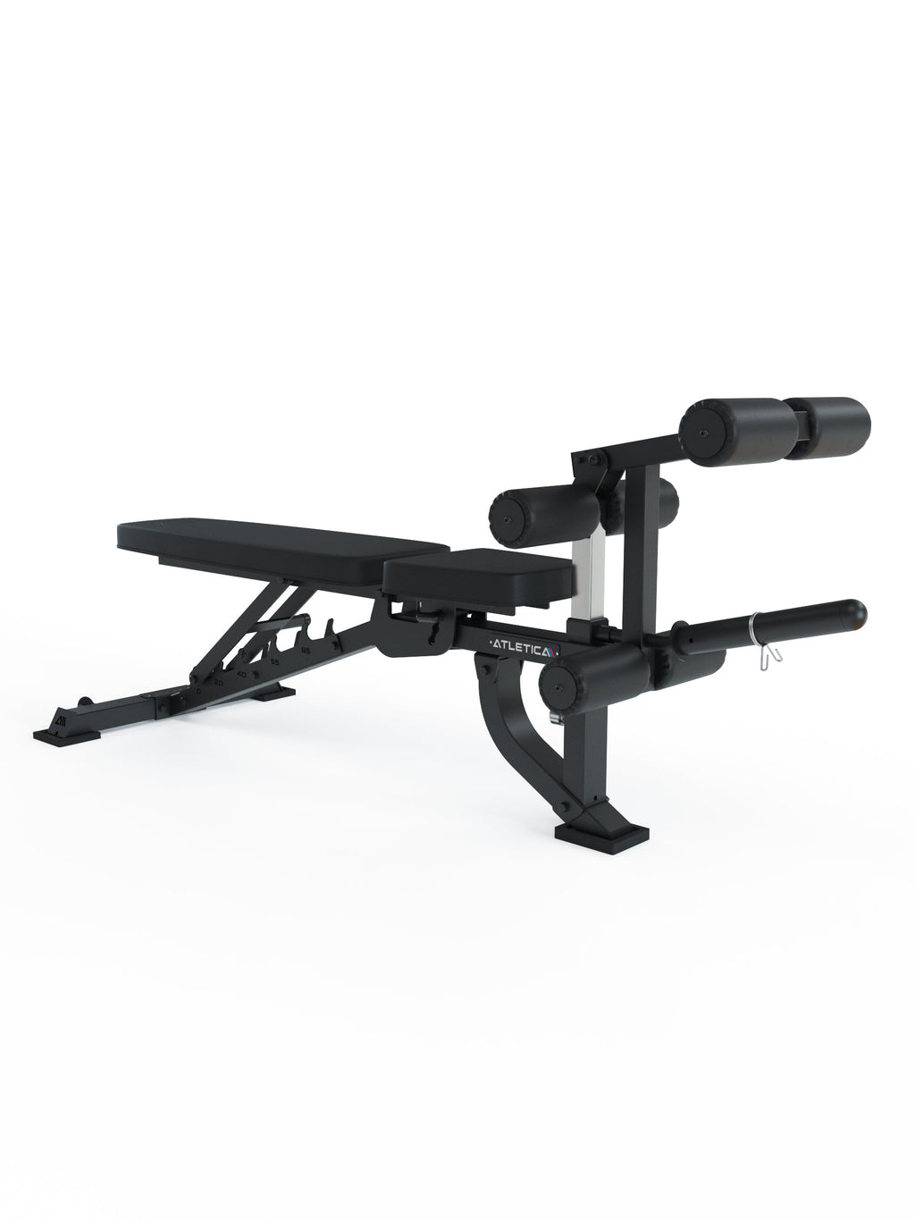 B2 LegMaster Weight Bench – compatible with dumbbells and barbells