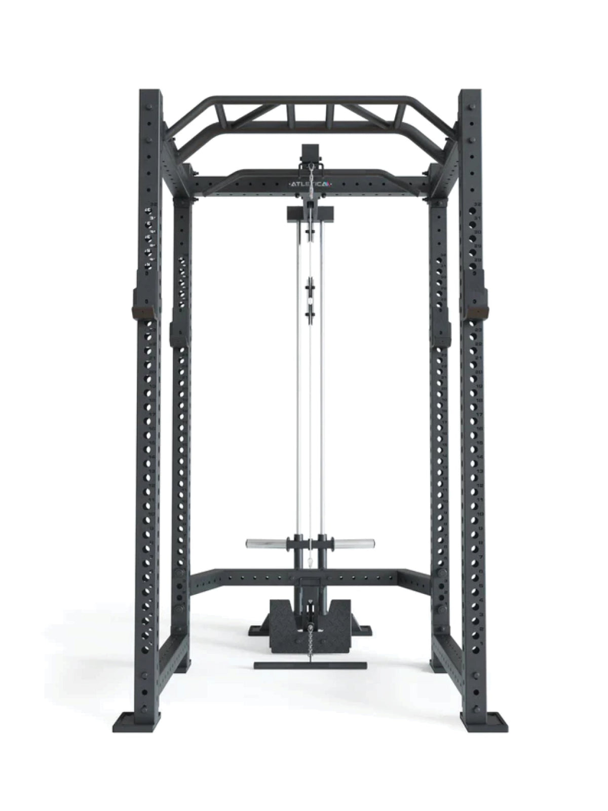 R8 Hawk Set - Power Rack with Pull-Up Bar, Cable Pulley, for Squat, Bench Press and Deadlift