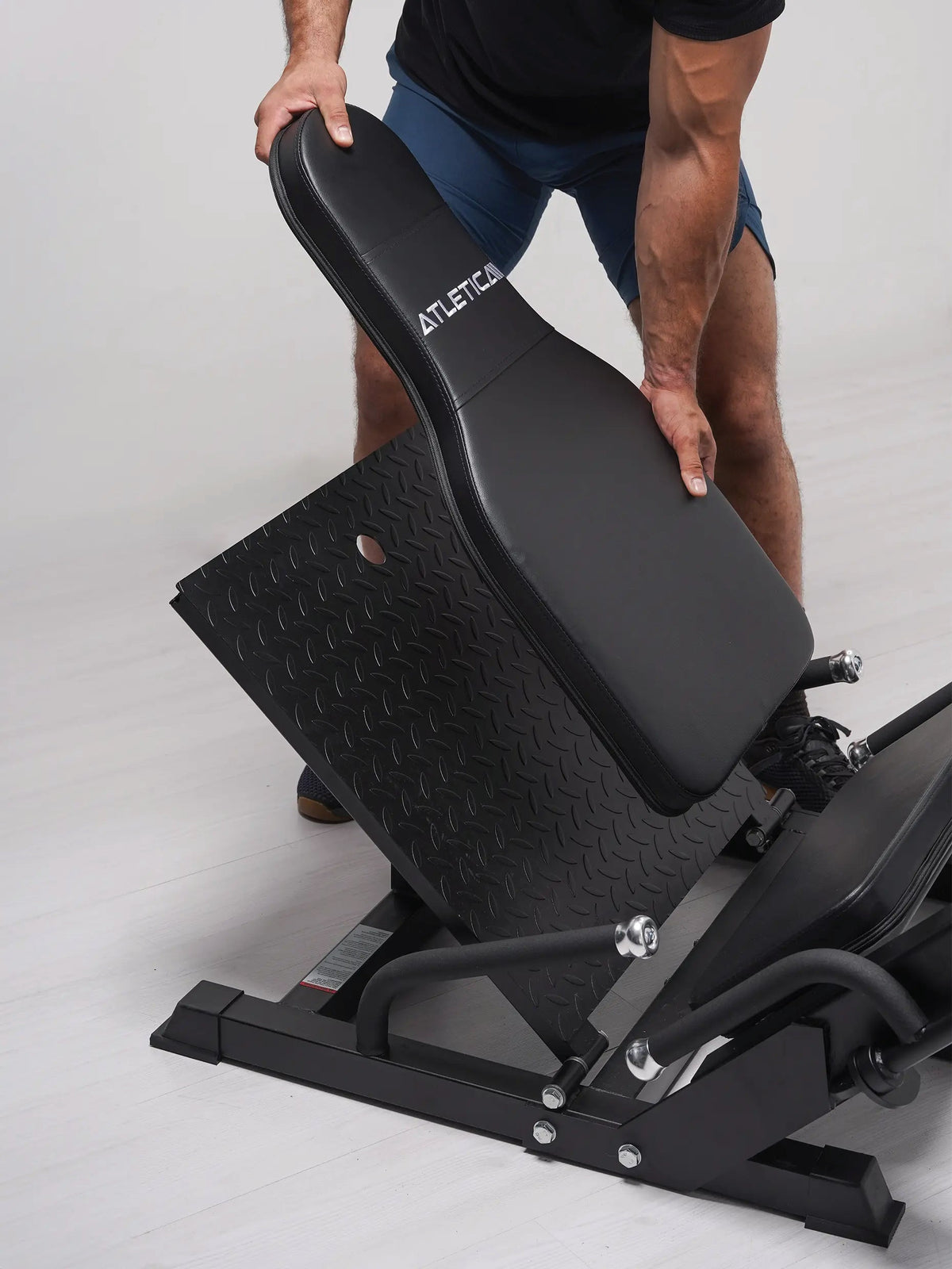 Atlas Set - back pad on the Leg Press Hack Squat 
