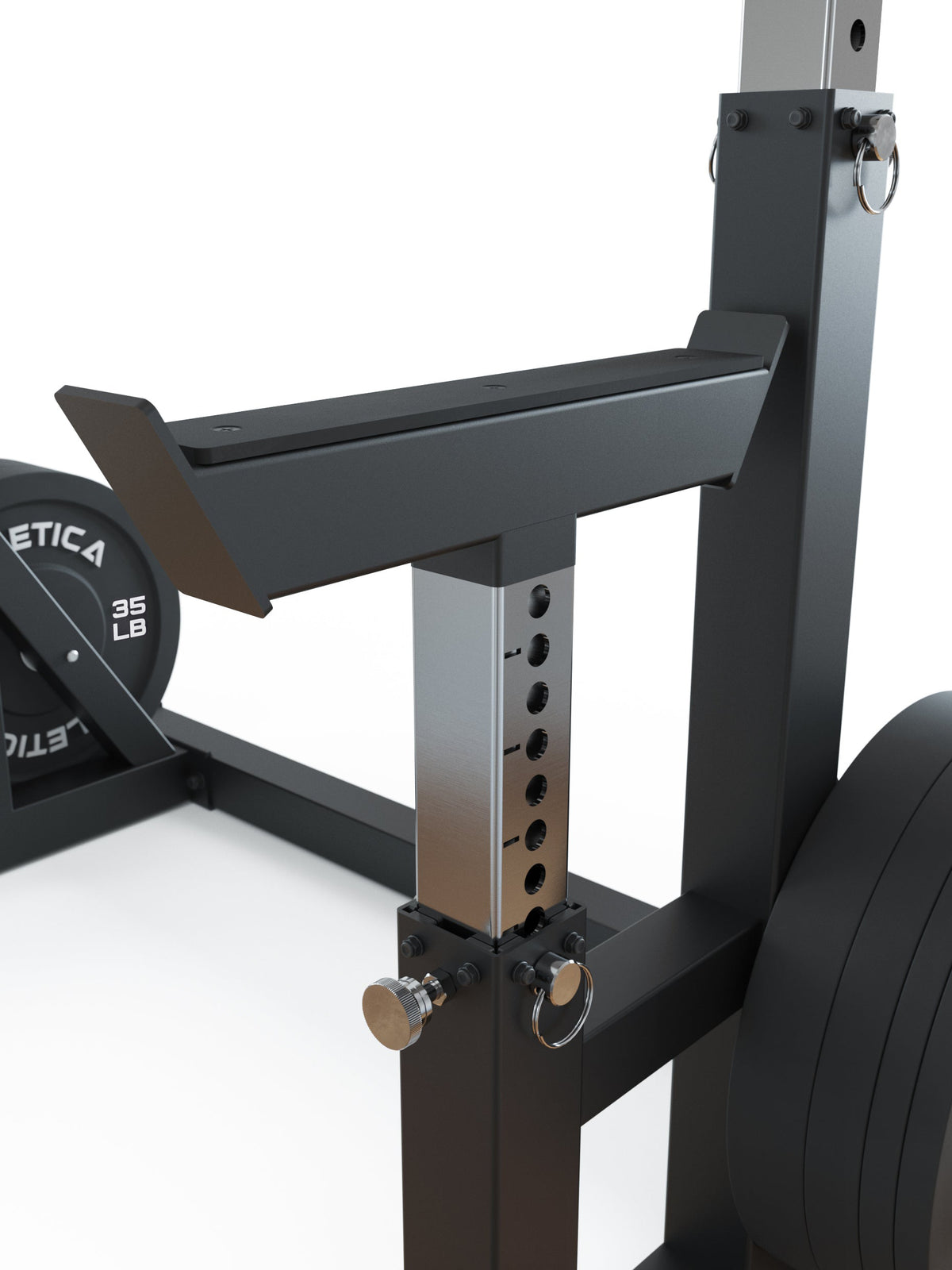 Dome Squat Stand by Atletica with J-Hooks for secure barbell holding
