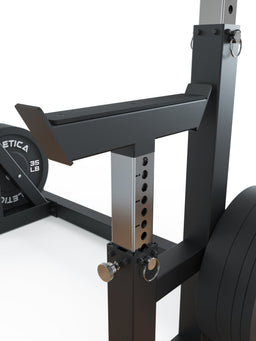 Dome Squat Stand by Atletica with J-Hooks for secure barbell holding