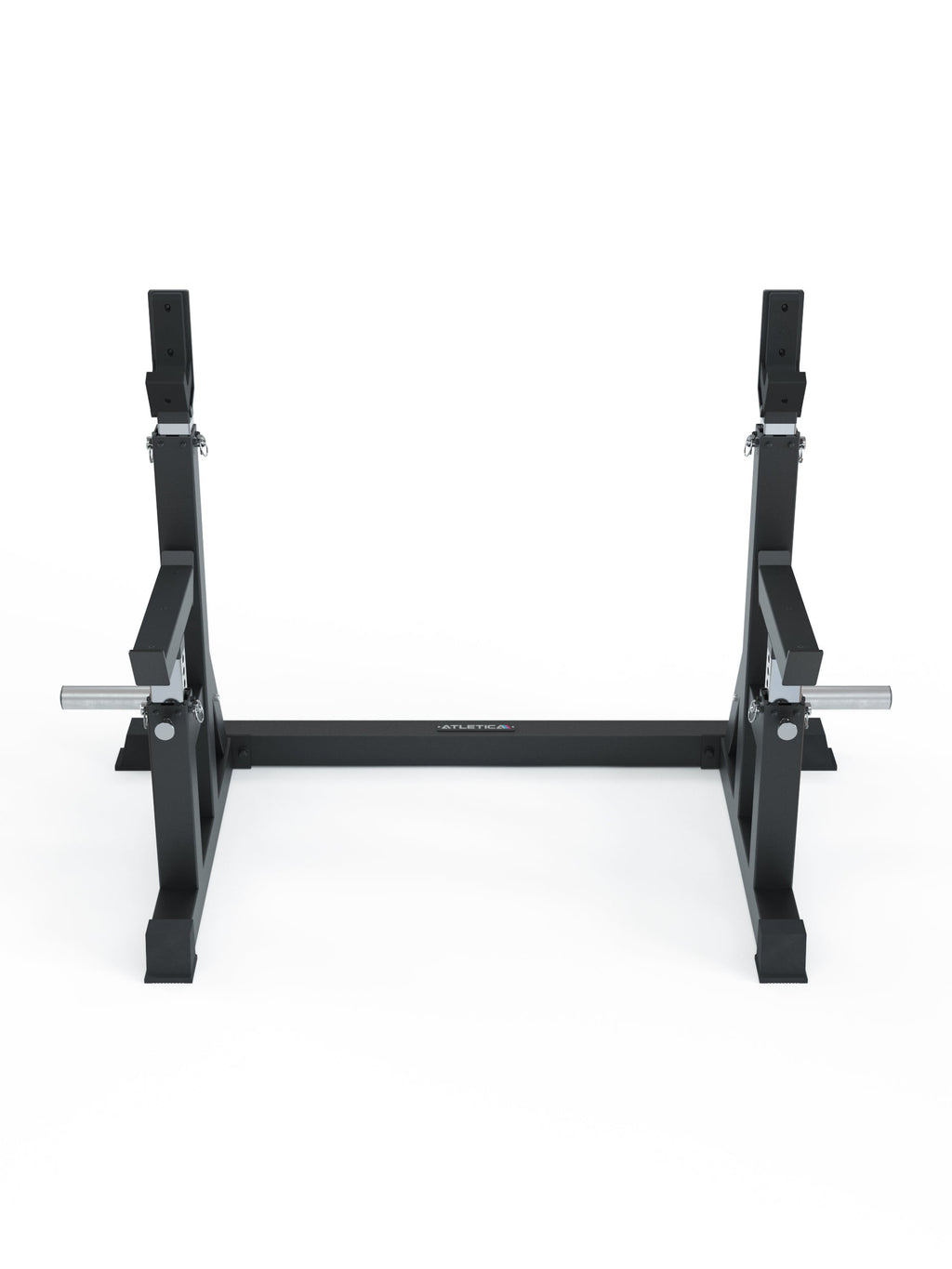 Dome adjustable squat stand with barbell rests and sturdy base