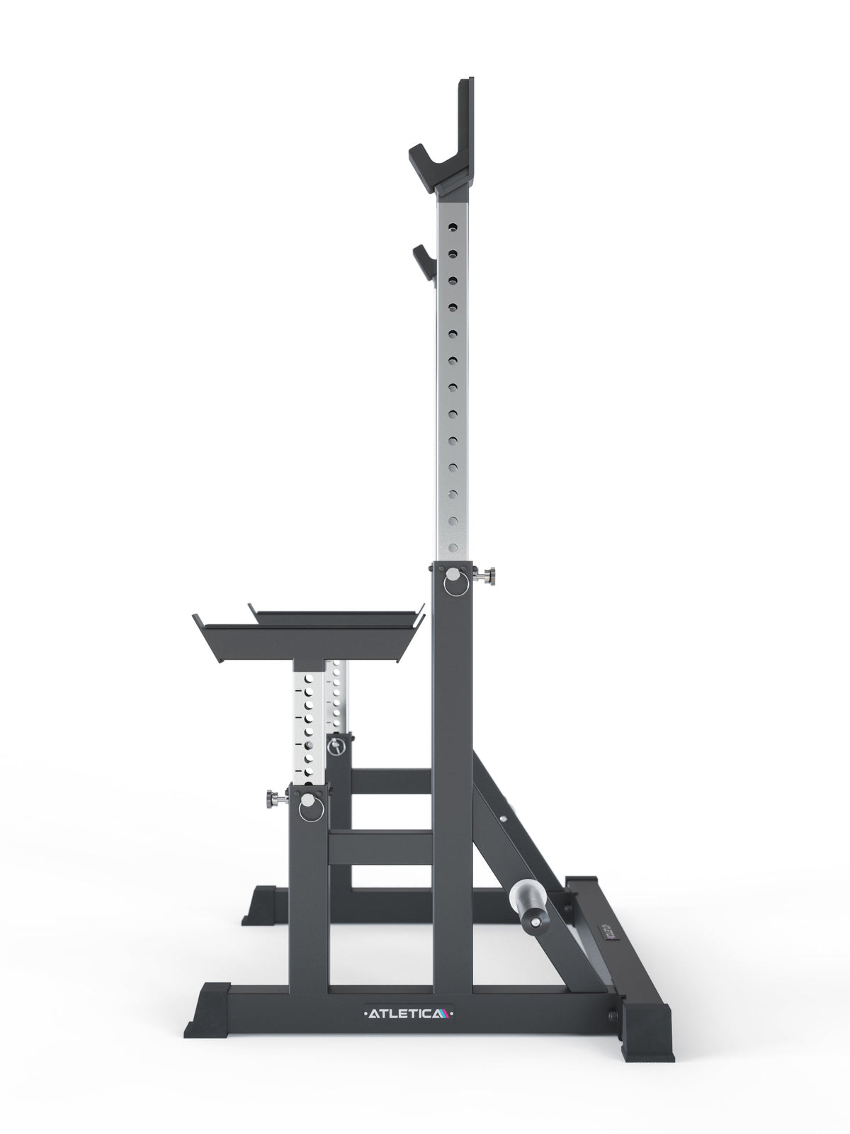 Dome adjustable Squat Stand by Atletica - Side View