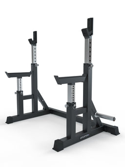 Atletica Dome adjustable squat stand with barbell rests and sturdy base