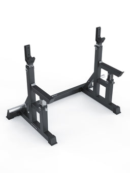Squat Stand DOME from Atletica with hard-chrome-plated uprights and J-Hooks