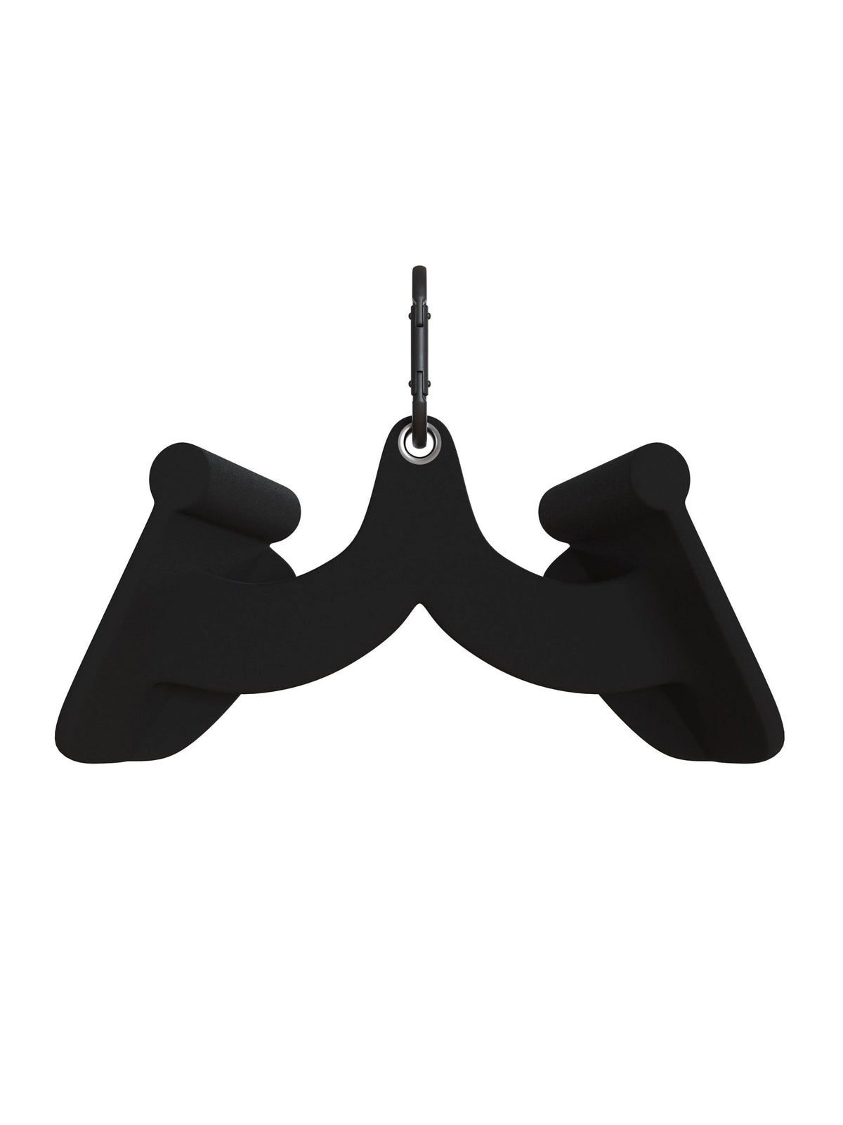 Atletica Ergo Handle 12.5" lat pulldown handle with carabiner hook and ergonomic grip shape