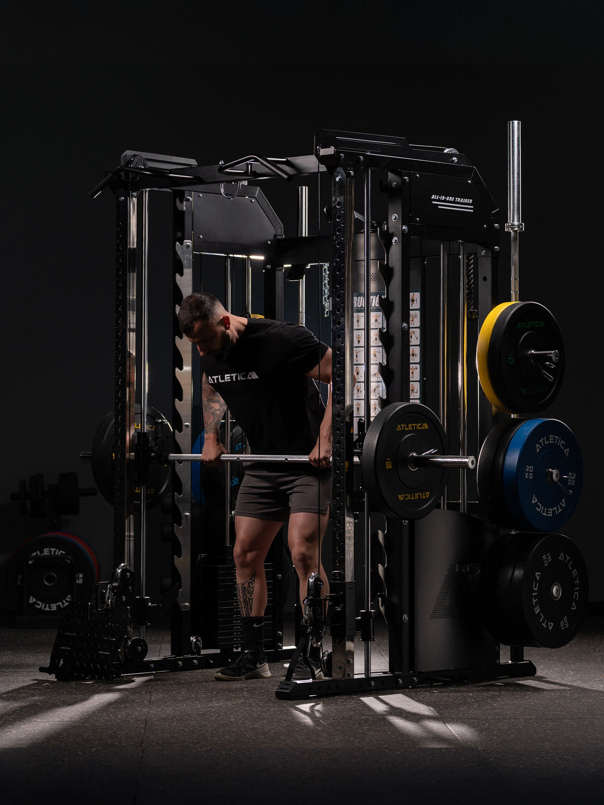 Deadlift on the Fallout Smith Machine with Guided Barbell Movement