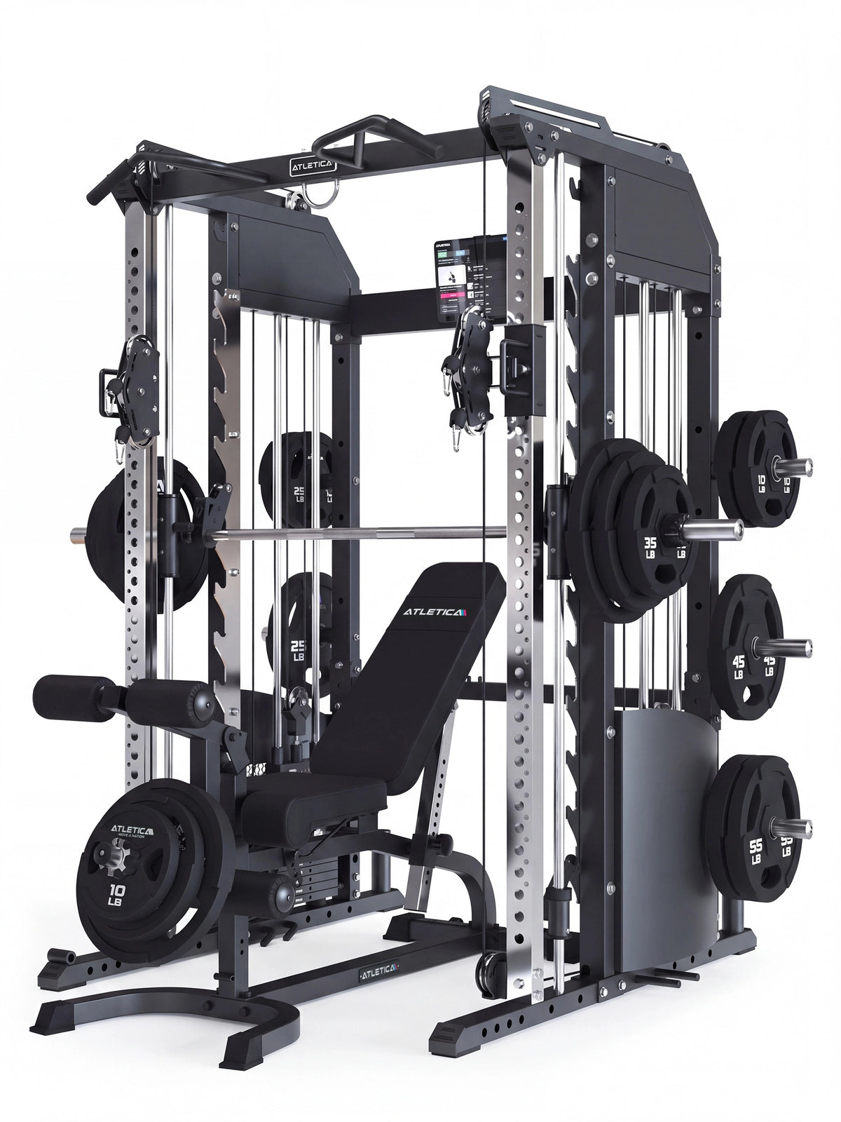 Fallout PRO with weight stack, Gripper Plates, Weight Bench and Barbell
