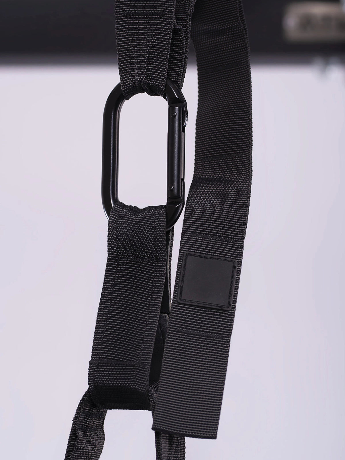 Suspension Trainer strap with carabiner in detail