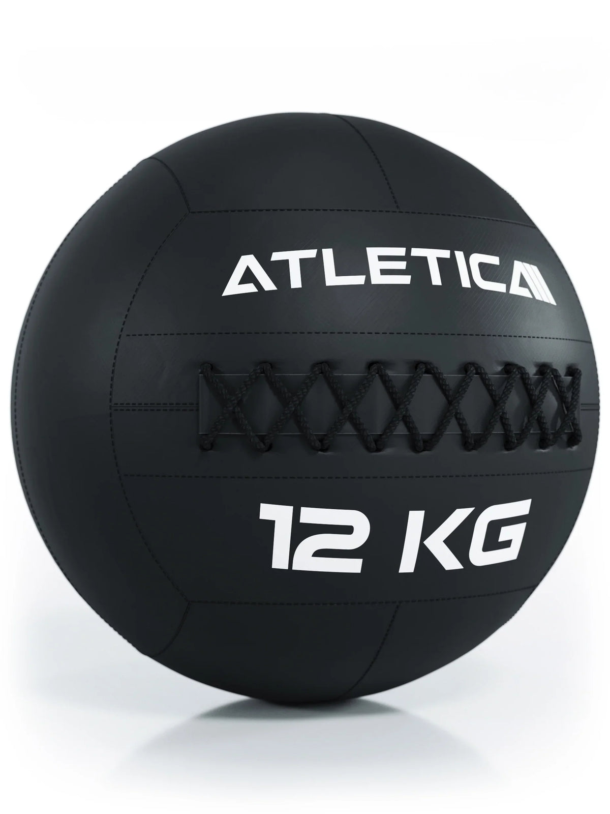 Wall Ball, 25 lb, seam detail, made of synthetic leather, for functional training and core exercises