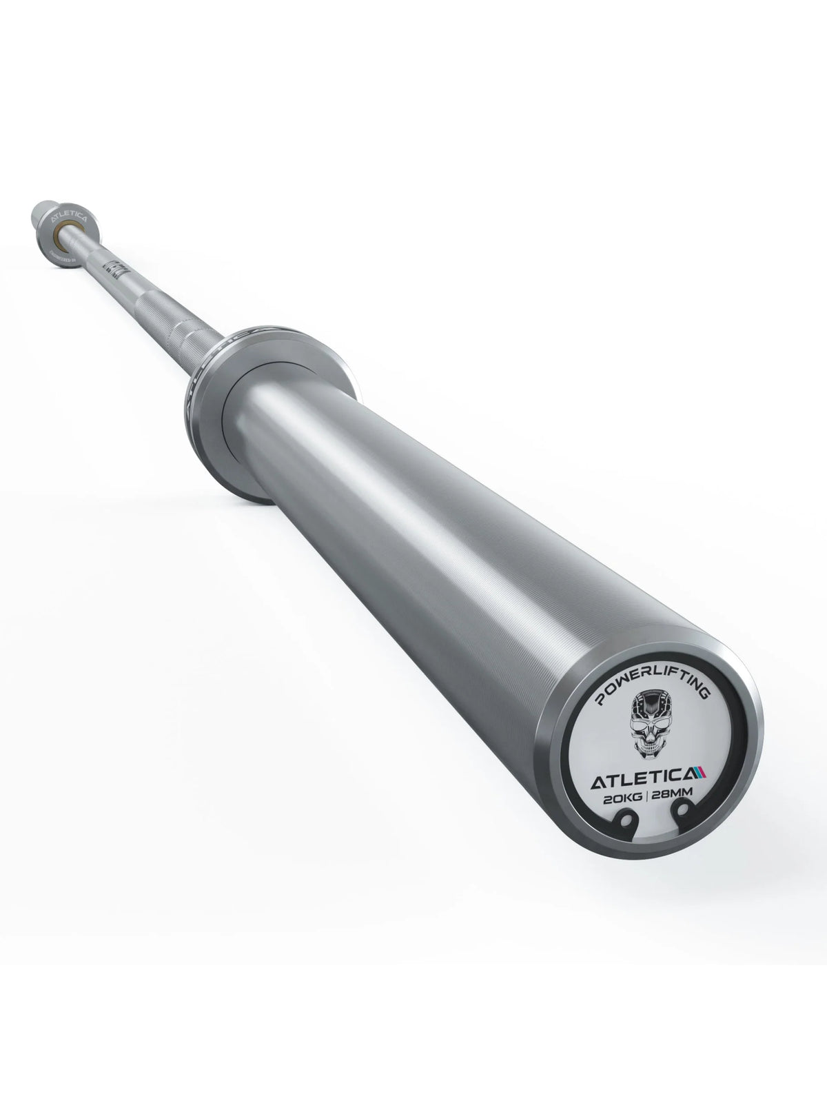 B15 Starter Set - Gamma Barbell with knurled grip, for powerlifting, 20 kg, 28 mm
