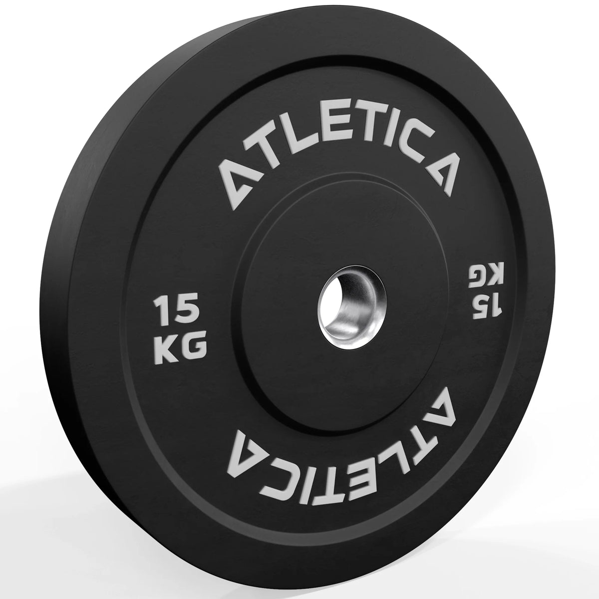 Gamma Shadow Set - Black Bumper Plate, 35 lb, for weightlifting