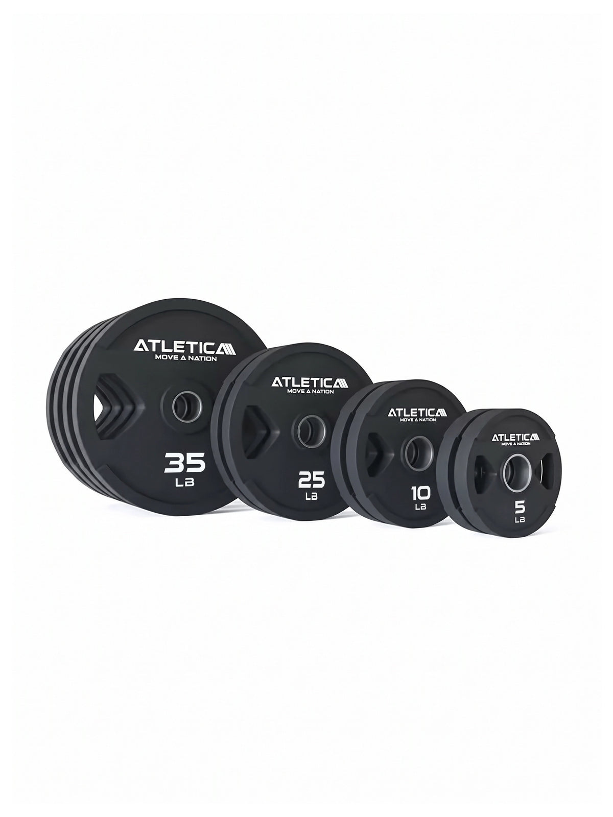 2H Gripper Plates Set 220 lb with dual-grip Weight Plates