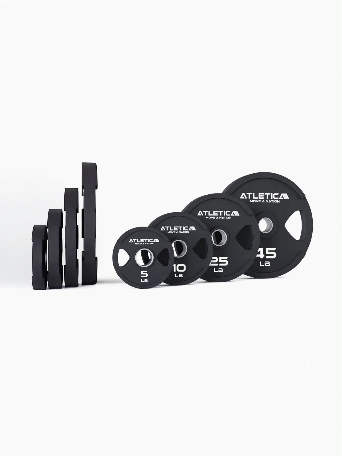 2H Gripper Plates Set 170 lb - compact arrangement of the Gripper Plates with rugged rubber coating and steel core
