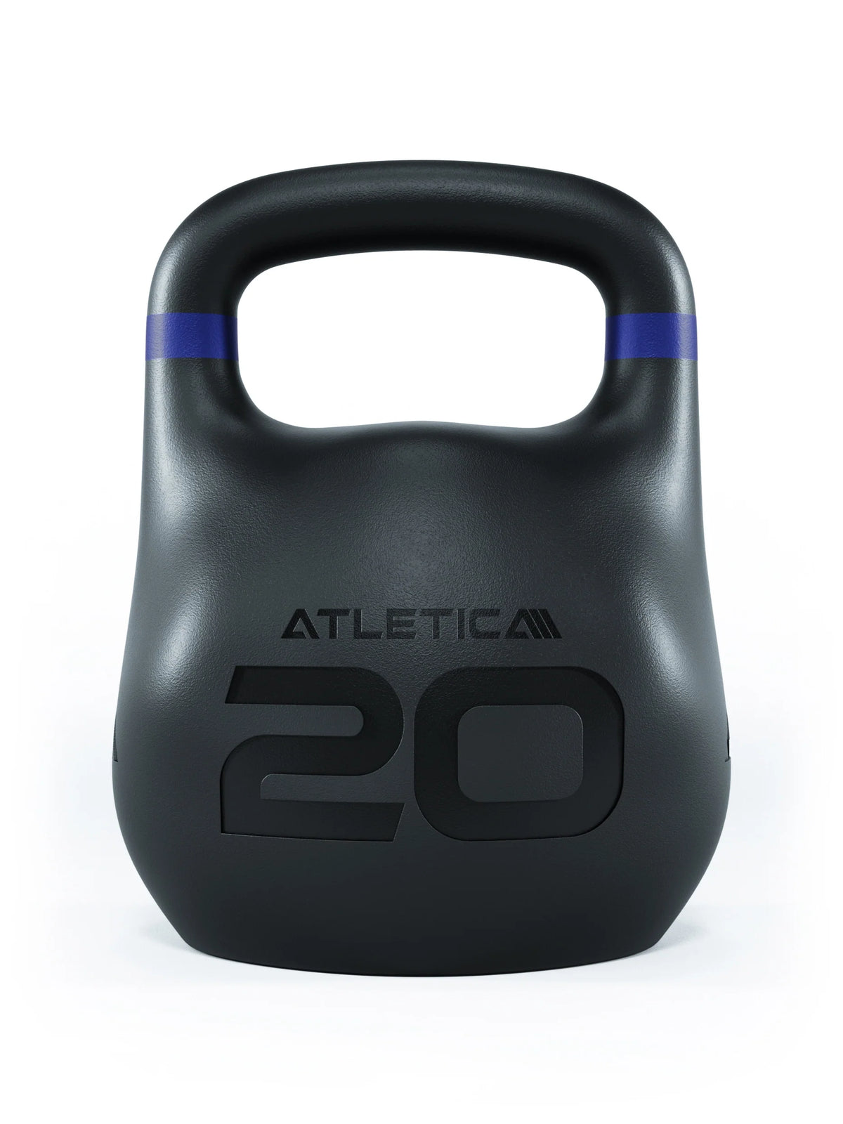 HRX Octagon Kettlebell - kettlebell with blue stripe, 44 lb, for functional training
