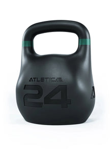 HRX Octagon Kettlebell - kettlebell with green stripe, 53 lb, for Functional Training