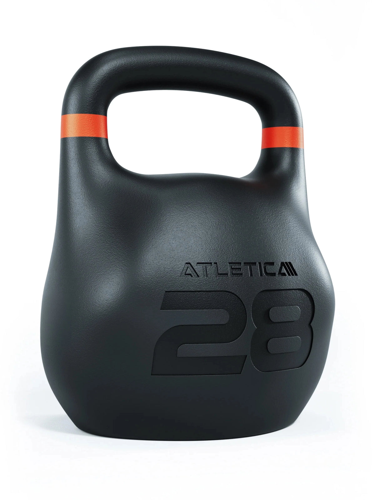 HRX Octagon Kettlebell - kettlebell with orange stripe, 62 lb, for Functional Training