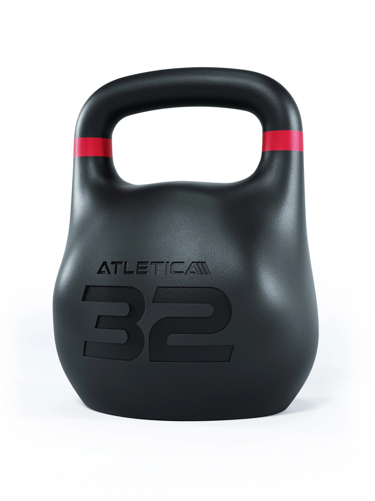 HRX RACE SET - Black kettlebell with red stripe, weight 70 lb