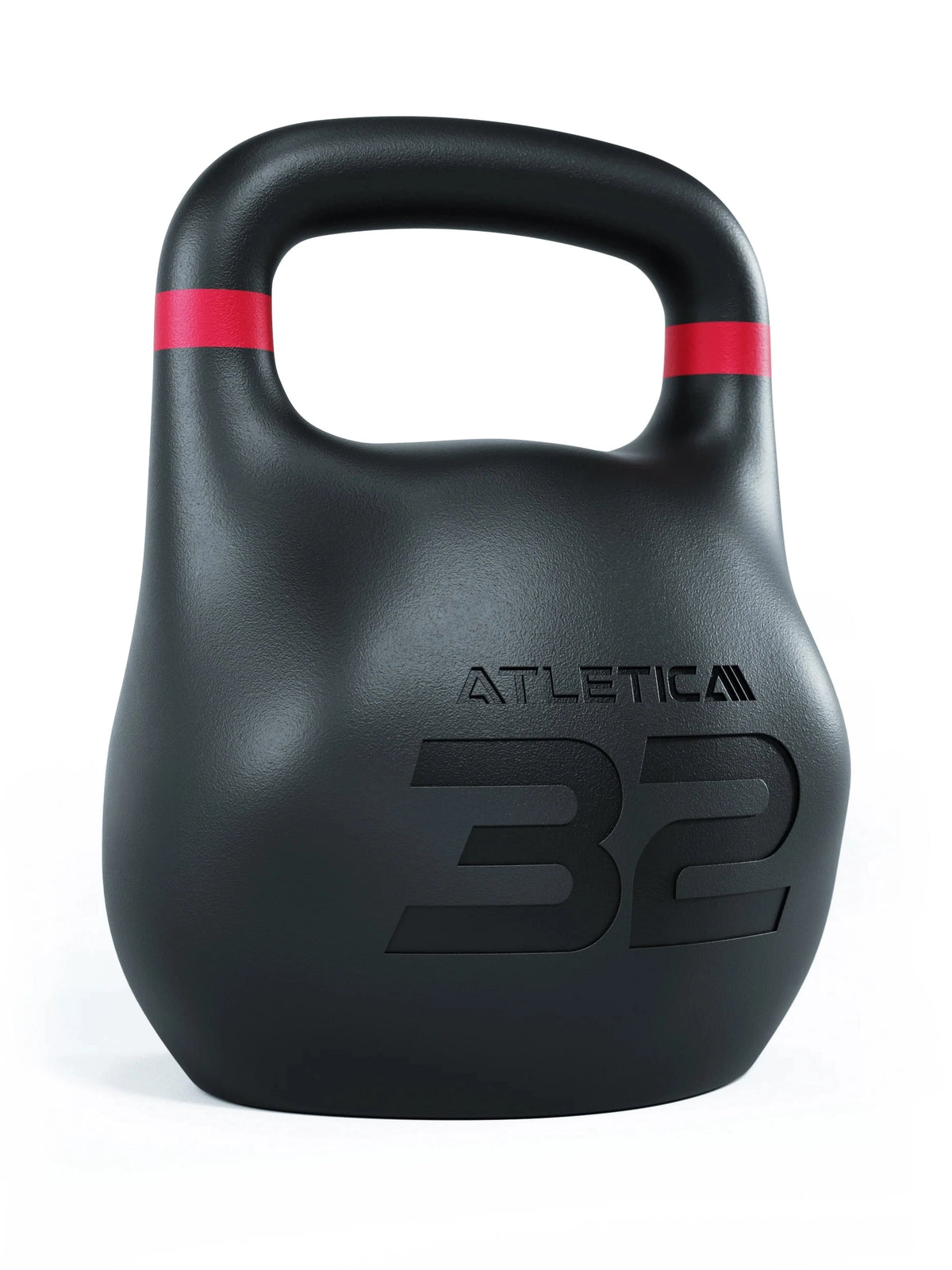 HRX Octagon Kettlebell - Kettlebell with red Stripe, 70 lb and for Functional Training