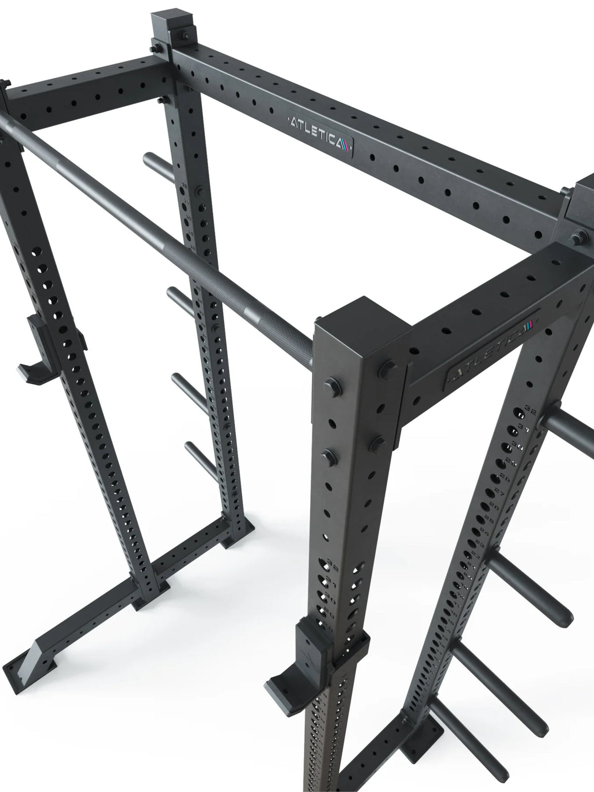 Half Rack R8-Oxygen: 48"x46" Base Area – for Squats, Bench Press and Pull-Ups