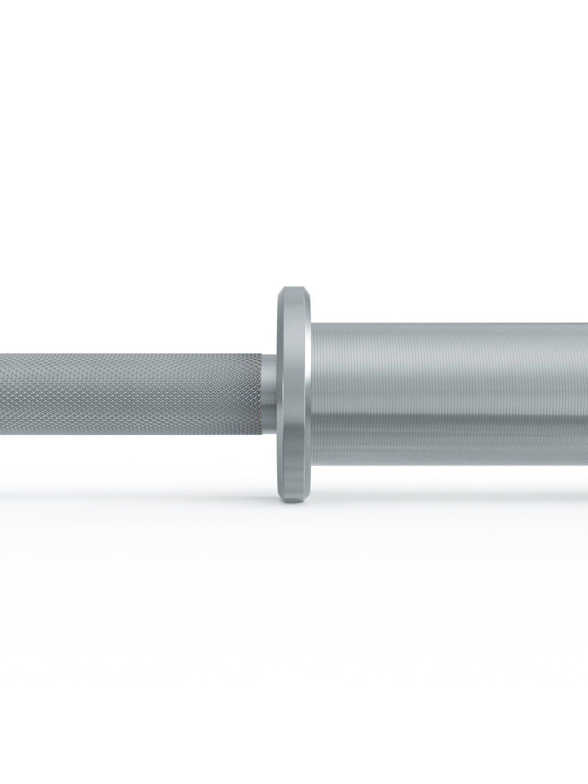 Beta Barbell Set – detail barbell transition grip to sleeve with 50 mm sleeve