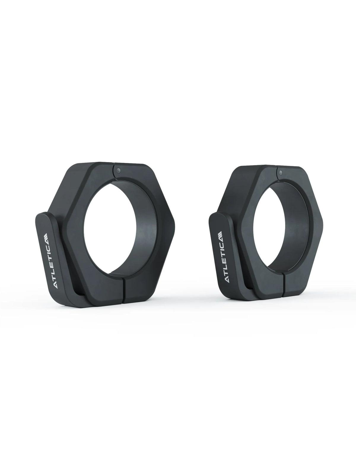 Barbell Set Zeta Space - pair of quick-release collars for 28 mm Barbell with secure locking mechanism, in black