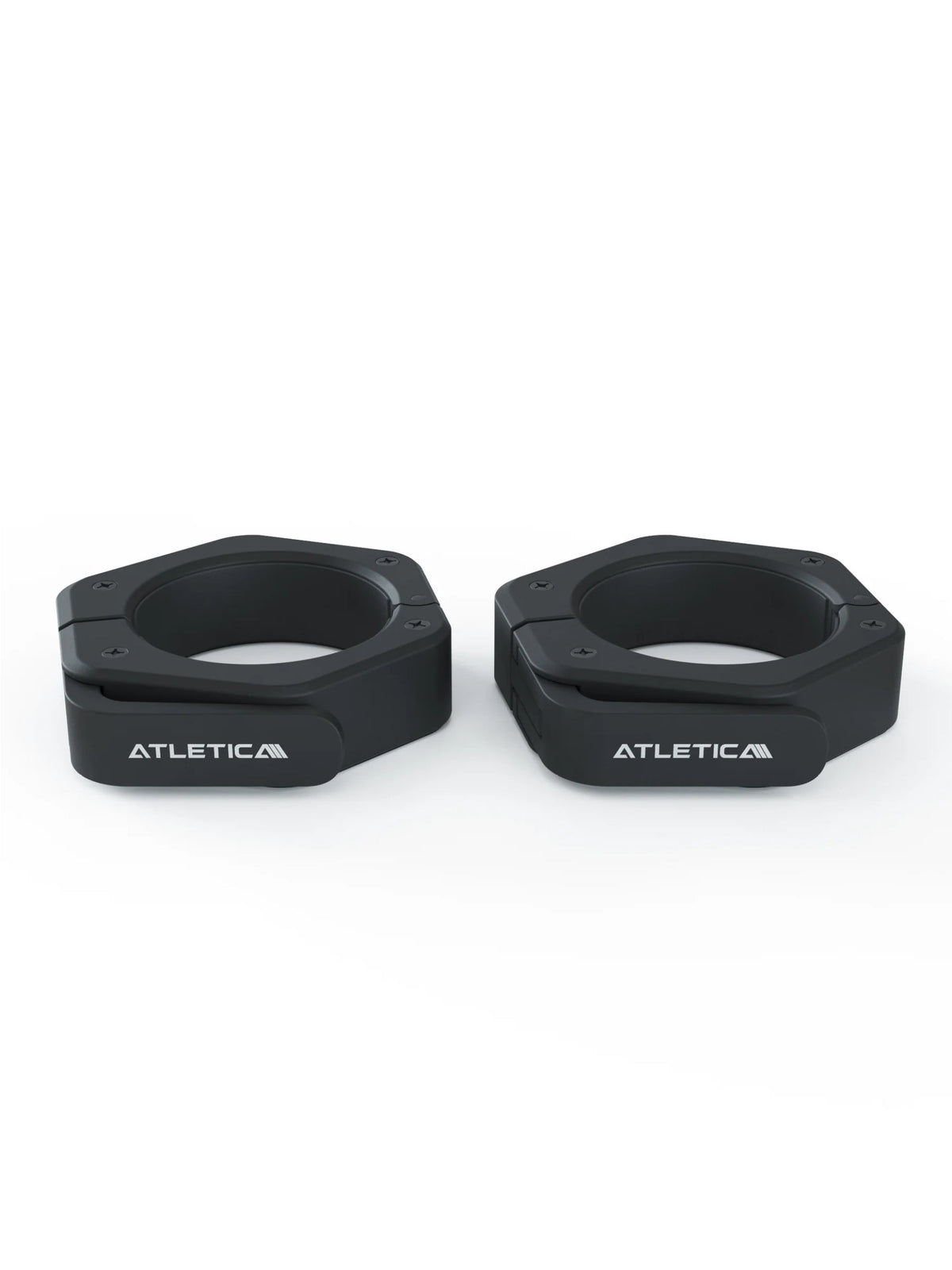 Barbell Set Zeta Space - black quick collars in flat design